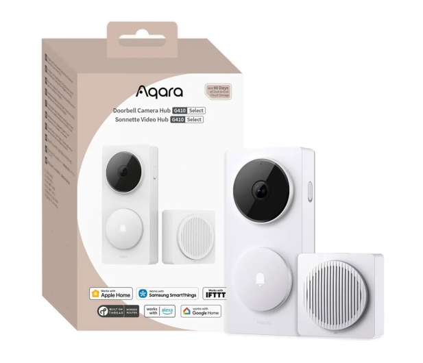 Aqara Inteligentny Wideodomofon G410 Biały - 1350663 - zdjęcie